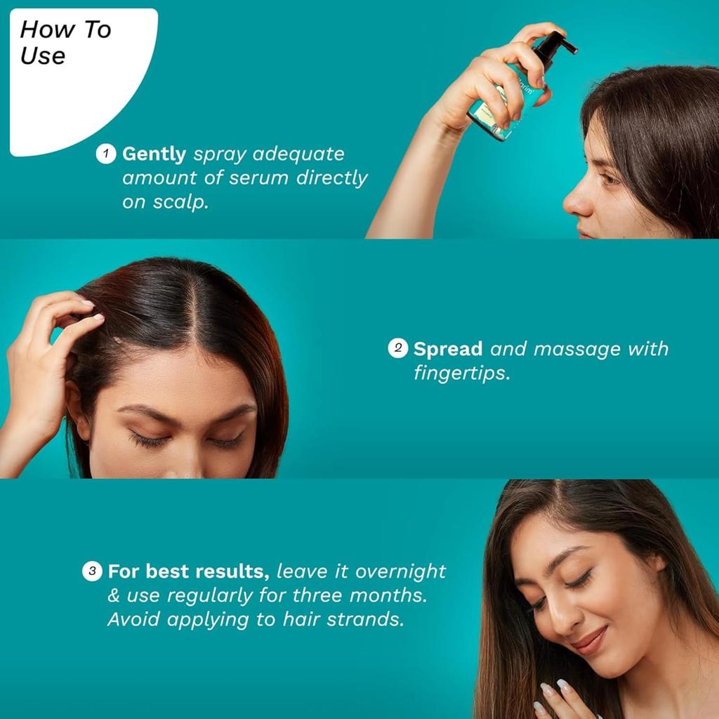 Pilgrim 3% Redensyl 4% Anagain Усовершенствованная сыворотка для роста волос 30 мл Для кожи головы, склонной к шелушению Уход для густоты волос Поддержка