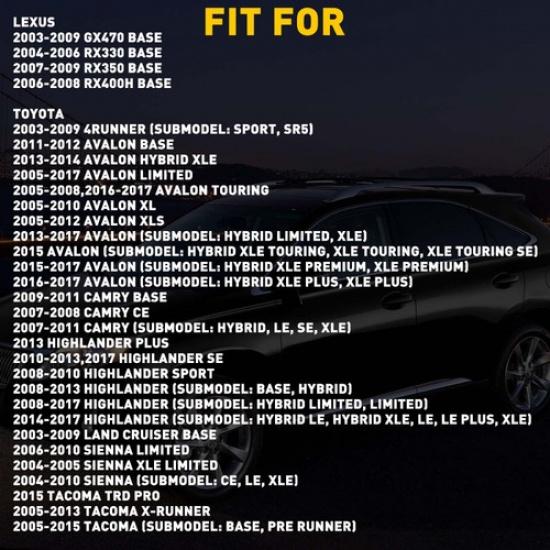 Front Driver & Exterior Passenger Outside Handle Door 07-2011 For Toyota