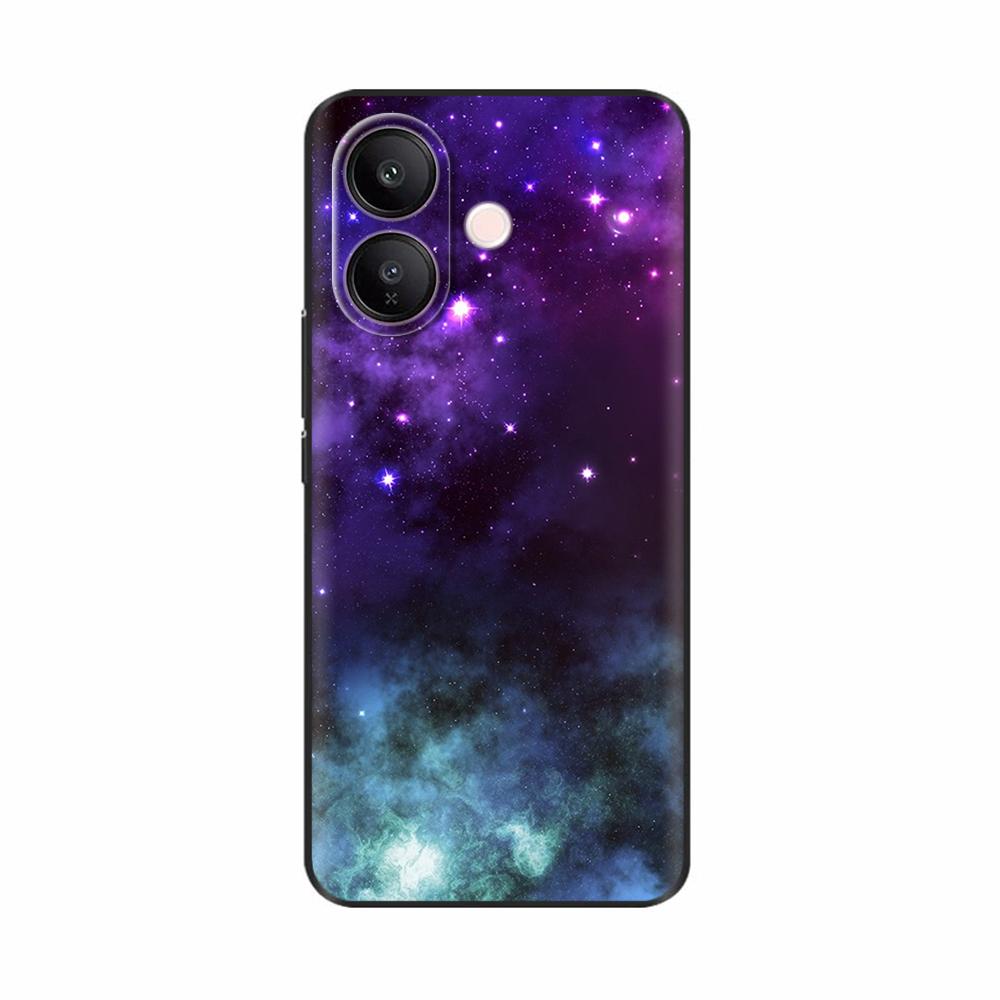 Чехол для телефона Vivo V60 Lite 5G Мягкий матовый силиконовый чехол Capa для Vivo V60 Lite V60lite Funda Мультяшная задняя крышка Милый узор