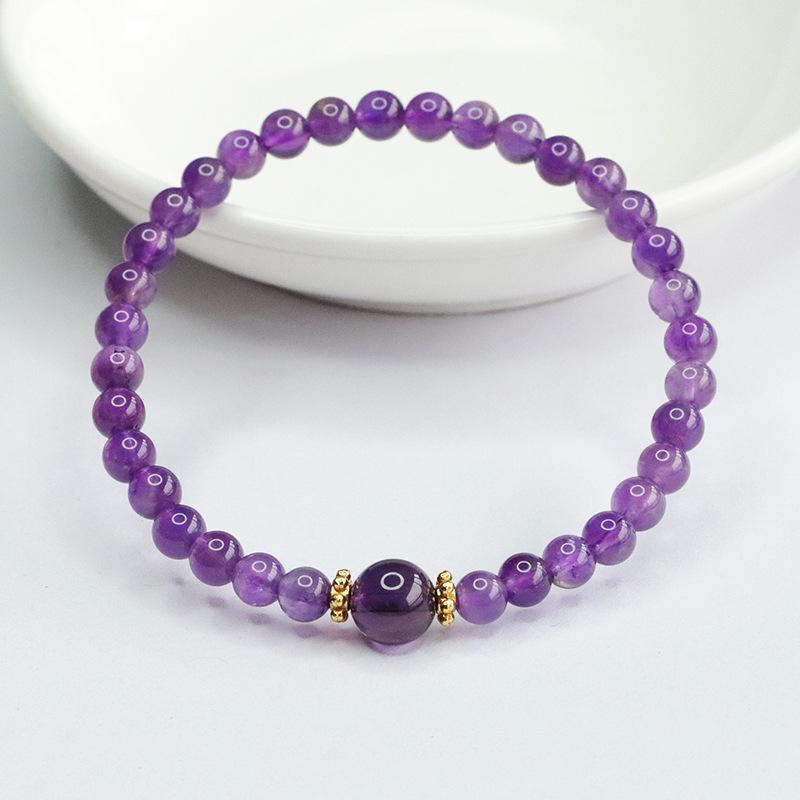 Juan Yu Amethyst Crystal Bracelet for Women - Purple Fashion Jewelry (CB4032204)