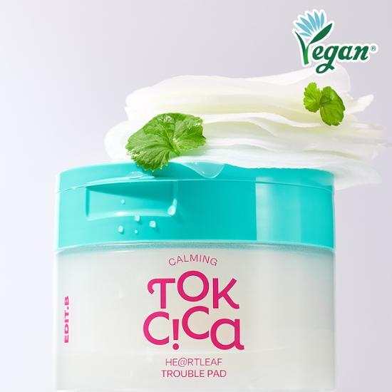 Редактировать B Успокаивающие токсичные прокладки Houttuynia cordata Trouble Pads 70 листов