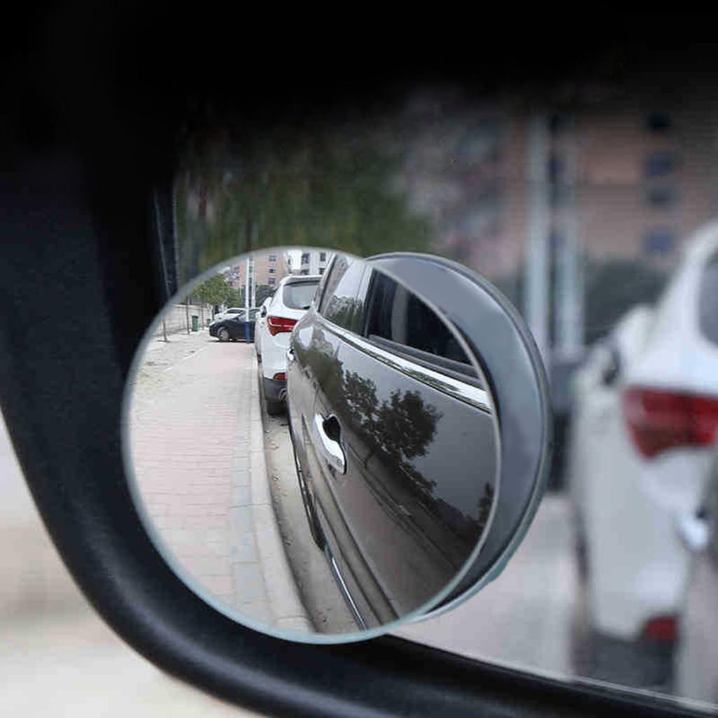 Зеркала мертвой зоны на клейкой основе, регулируемые, 2 шт., выпуклое зеркало, безрамное боковое зеркало заднего вида