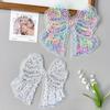 Three-Dimensional Dream Pearl Mesh Sequined Bow Lace Cloth Sticker Bag Clothing Accessories Decorative Accessories