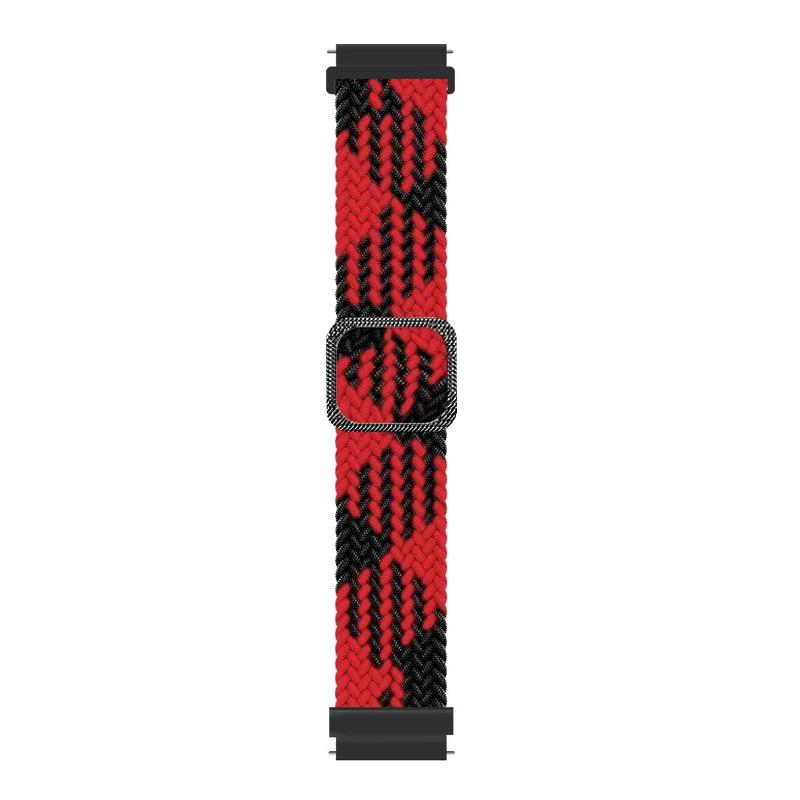 Плетеный нейлоновый ремешок 20 мм 22 мм для часов Realme Watch 3/2/2 Pro S/S Pro, эластичный ремешок для часов для Samsung Huawei Amazfit Smartwatch Band