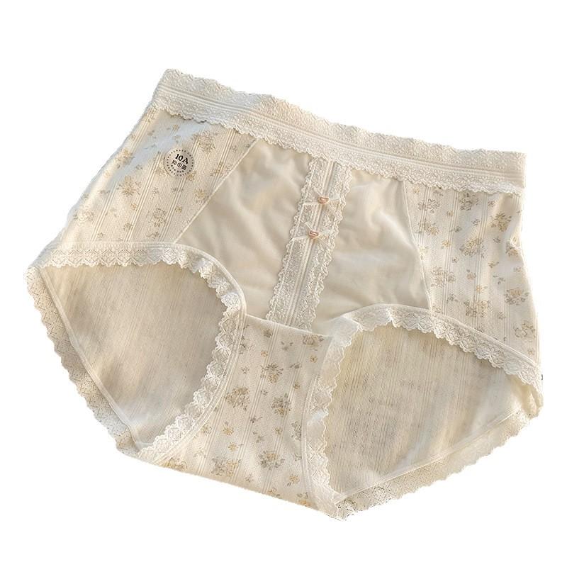 Женское нижнее белье больших размеров, милое, мягкое, кружевное, с цветочным узором, прилегающее к коже, бесшовное, удобное, дышащее, с эффектом подтяжки бедер, со средней посадкой.