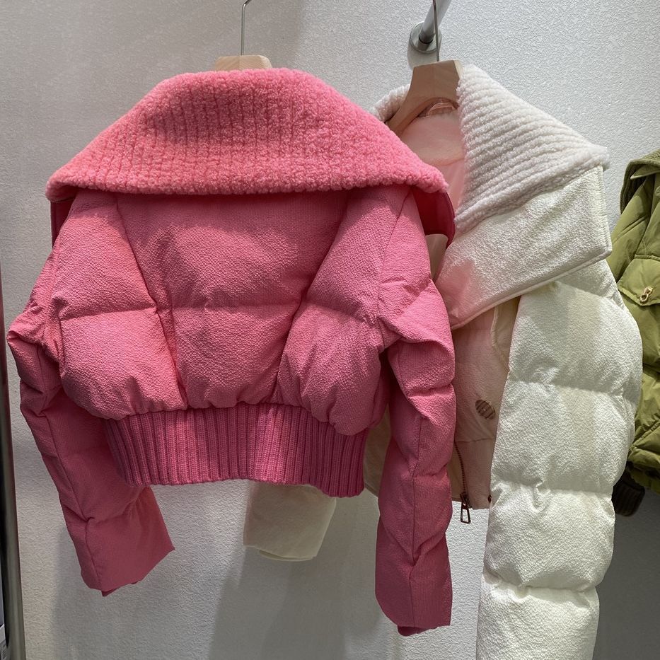 Новая хлопковая одежда женская зимняя короткая свободного кроя хлопковая одежда маленькие хлопковые куртки нишевые куртки