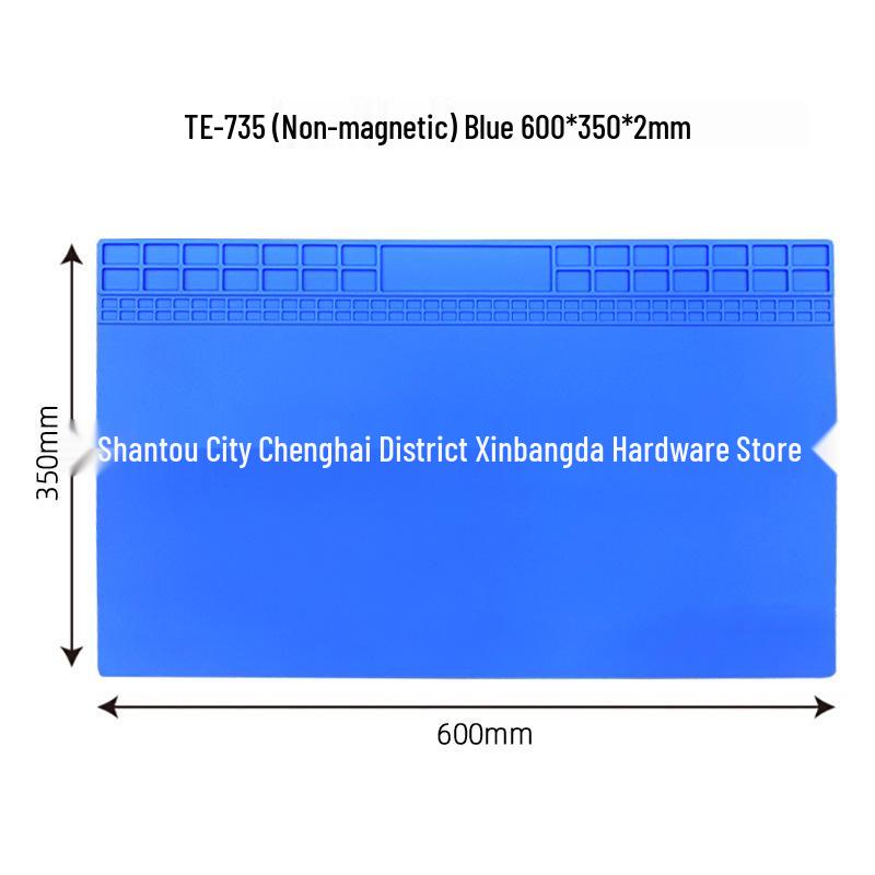 High-Temperature Resistant Silicone Repair Mat: Anti-slip, Anti-corrosion, Anti-static for Mobile Phone Repairs