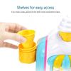 Kids Bath Toys Foam Ice Cream Maker Bath Toys Fun Ice Cream Cones Foam Bathtub Toys Easy To Use