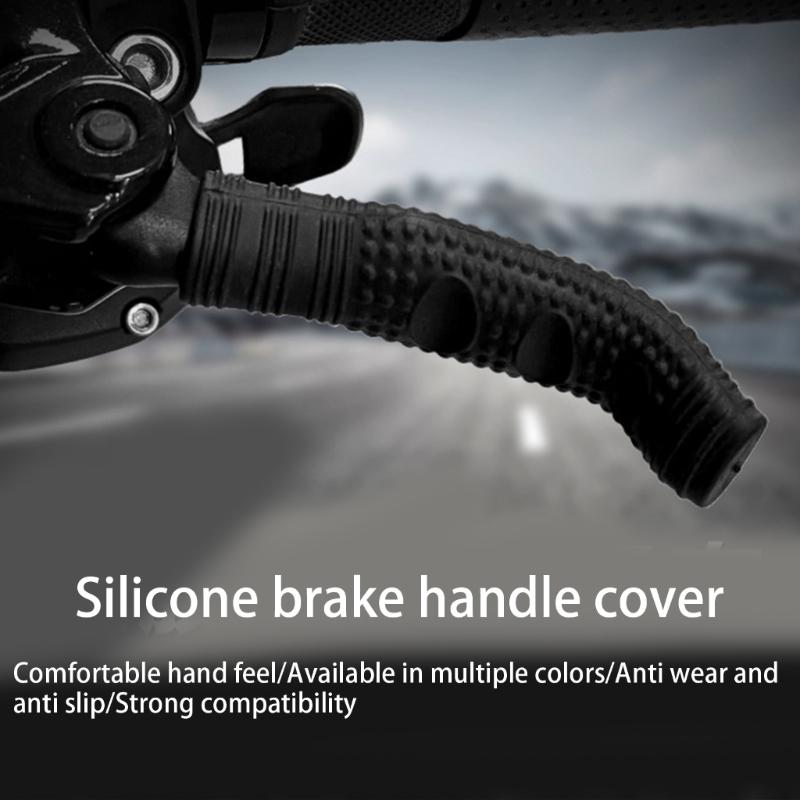 2 шт. Износостойкие силиконовые грипсы для велосипедных тормозов, многоцветные, рычаги тормозов для горных велосипедов для ежедневных велосипедистов