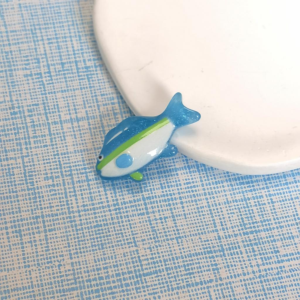 Plastic Animal Mini Fish Resin Cabochons Ocean Animal Charms for Slime,DIY Crafts,Scrapbooking Embellishment