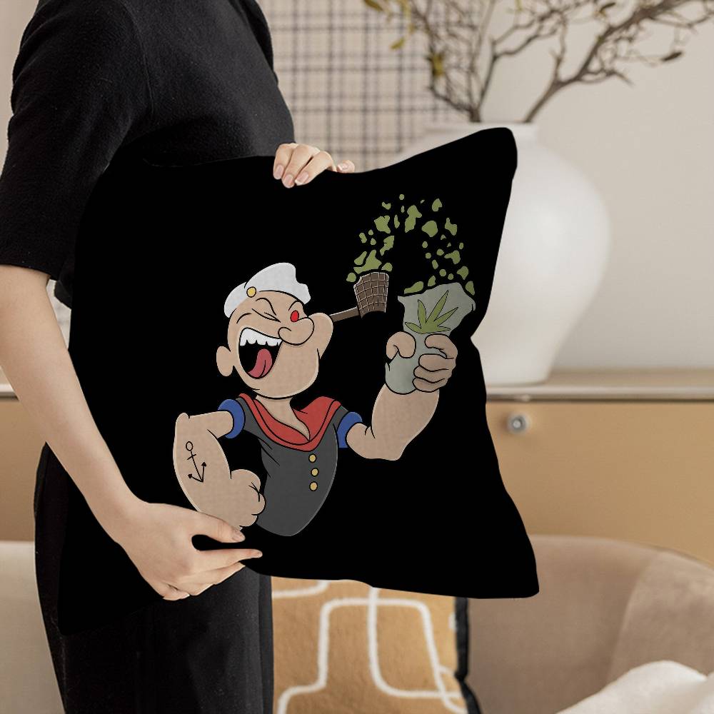 PPopeyeS The SSailor cartoon Office Cushion Pillowcase Car Cushion CoverXCM Lumbar Pillowcase Sofa Pillowcover