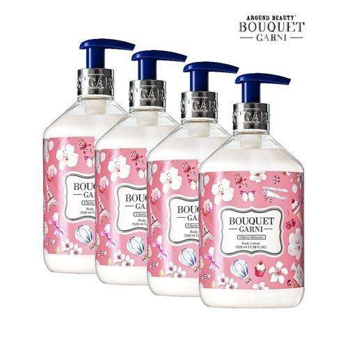 Bouquet Garni Deep Perfume Body Lotion Cherry Blossom Scent 520ml x4_631392