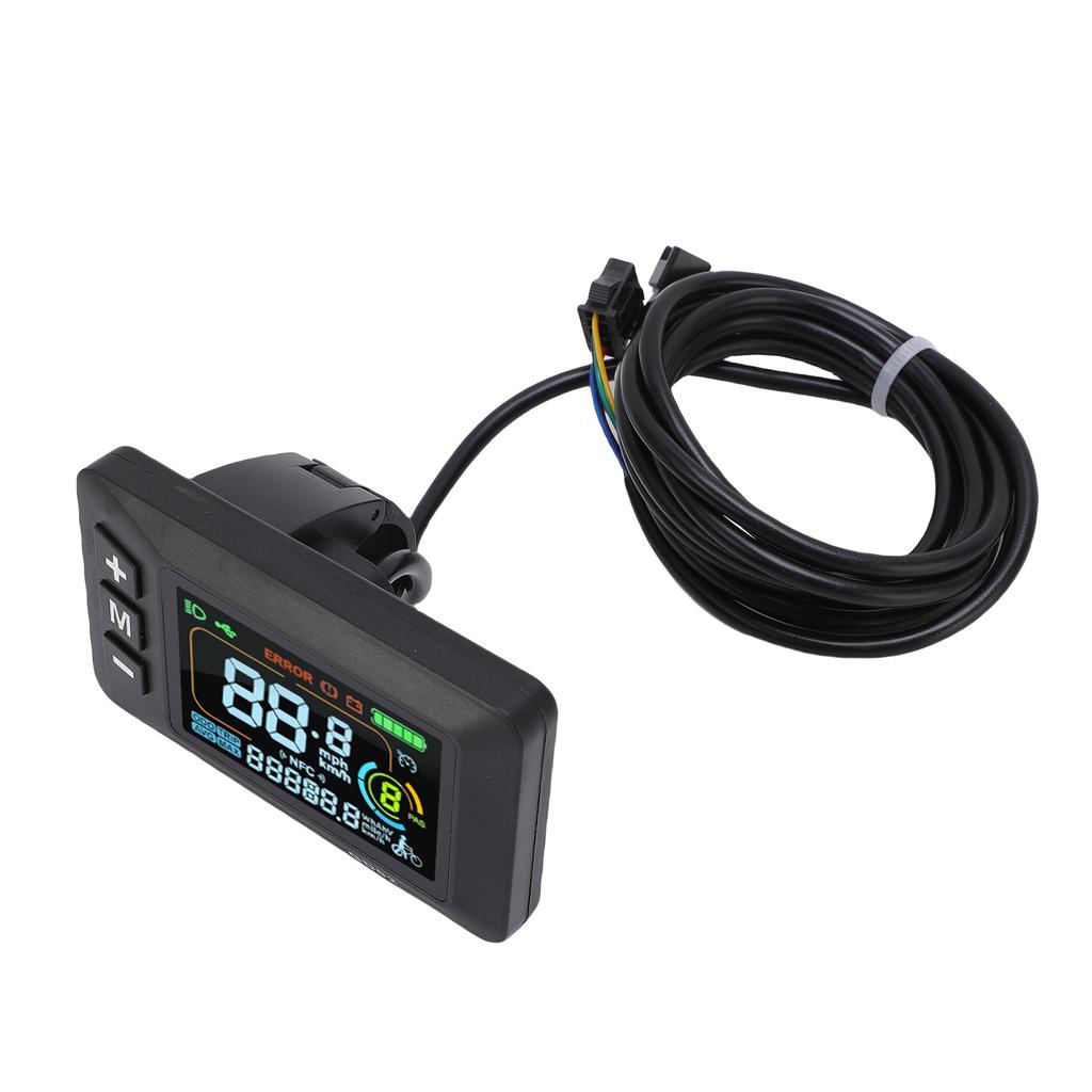 Контроллер для электросамоката 22A Синусоидальный 3-режимный контроллер с цветной ЖК-панелью дисплея GD02 130X