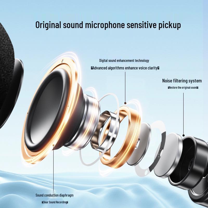 Беспроводная спортивная Bluetooth-гарнитура M1: Водонепроницаемый, Потостойкий, Микрофон-клипса для Android и Apple