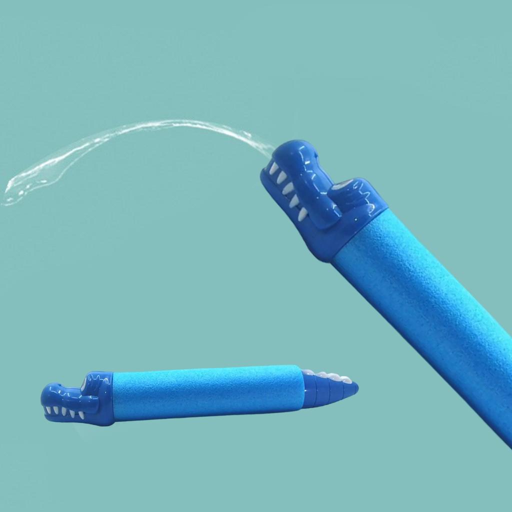 Выдвижные Водяные пистолеты Акула/Крокодил из жемчужного хлопка EVA Водяной бластер для детей и семейного веселья Игрушка для воды для бассейна и пляжа