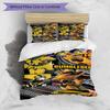3pcs Duvet Cover Set (1*Duvet Cover + 2*Pillowcase, Without Core), Bumblebee Print Bedding Set, Bedroom Decor, All‑Season, Birthday Gift