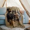 1PC Custom Name Puppy Dreams outdooor Flannel blankets Throw Blanket All-Season Throw Gift Bedspread for Couch, Bed, Camping Holiday Birthda