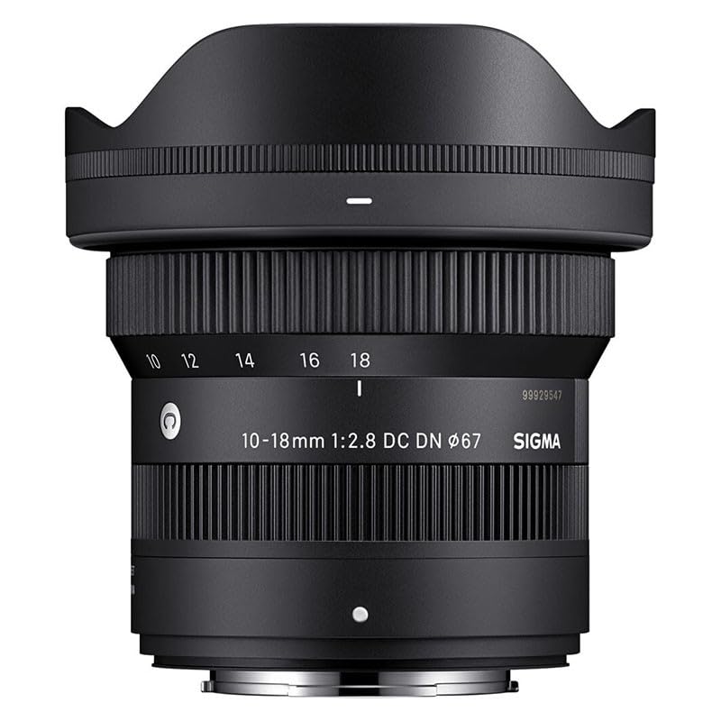 Sigma SIGMA RF Mount Lens DC DN Zoom Wide Angle Cantemporary Mirrorless Only 10-18mm F2.8 APS-C