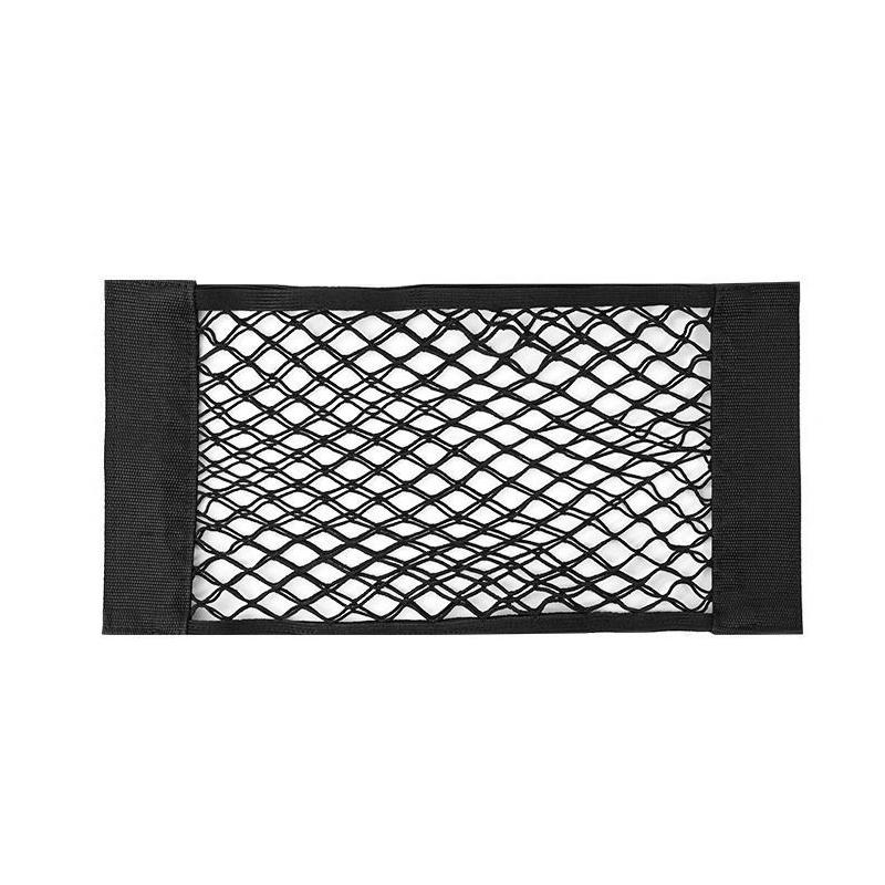 1 шт. Универсальная сетчатая грузовая сетка, настенная наклейка, сумка для хранения, сетка для хранения, подходит для багажника автомобиля, не требуется пробивка, сетка для хранения