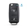 KEYYOU 1 шт. Новый чехол для ключа автомобиля для VW для Volkswagen Beetle Caddy Passat Golf Jetta Polo Scirocco Tiguan Touran Skoda Seat Корпус ct2