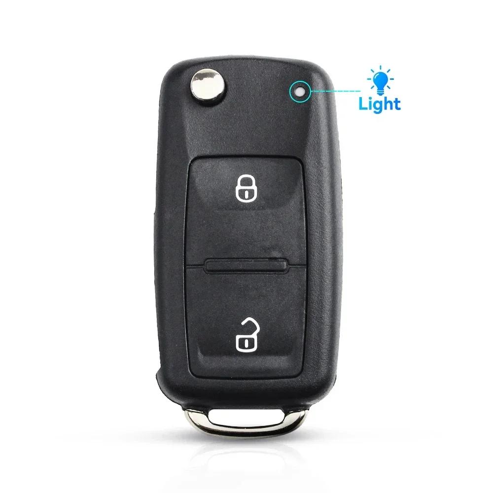 KEYYOU 1 шт. Новый чехол для ключа автомобиля для VW для Volkswagen Beetle Caddy Passat Golf Jetta Polo Scirocco Tiguan Touran Skoda Seat Корпус ct2