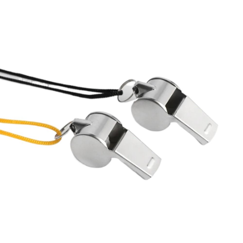 with Rope Metal Whistle Loud Referee Whistles Football Sport Whistle Sport