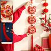 Chinese Year Decoration Spring Festival Hanging Ornament with Tassel Gift Door Sign of