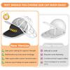 LONGD Hat Washer Cage with Snap Lock - Machine/Dryer Safe Compact Hat Cleaner for Baseball Caps & Storage