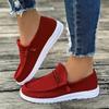 Large Casual Single Shoes for Women In Spring and Autumn, Flat Bottomed Feet, Low Top Loafers, Women's Single Shoes
