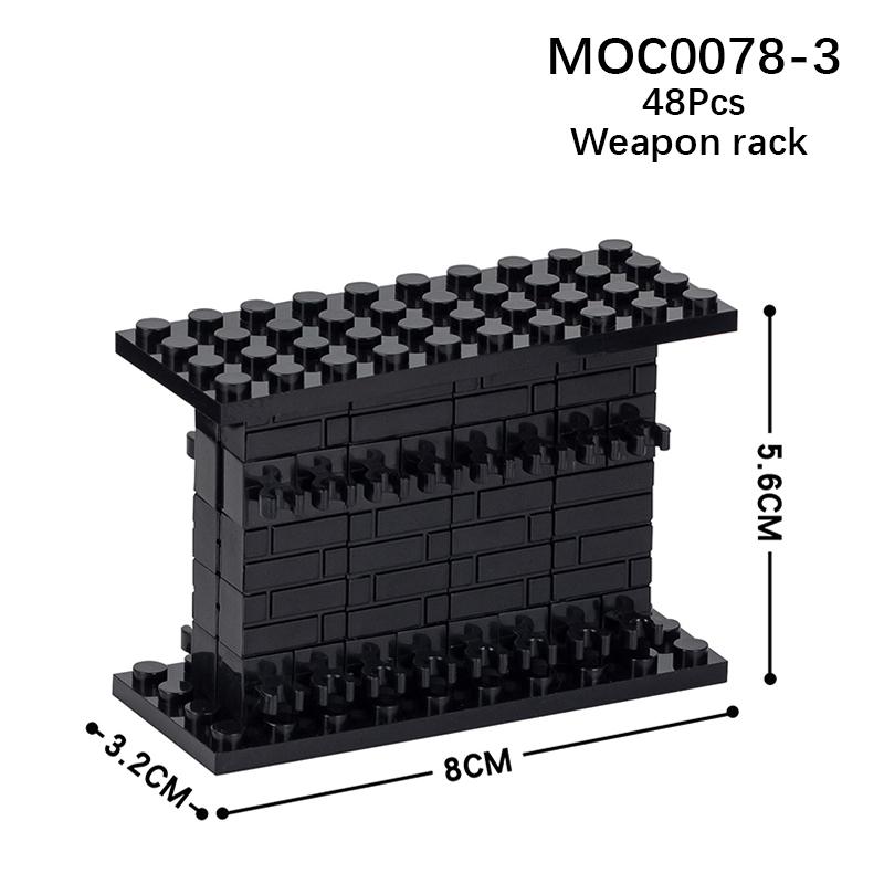 Стеллаж для оружия MOC Кирпичи WW2 Оружие Война Военная Снайперская винтовка Совместимые Конструкторы Подарок Другу Игрушки Для Детей Взрослых