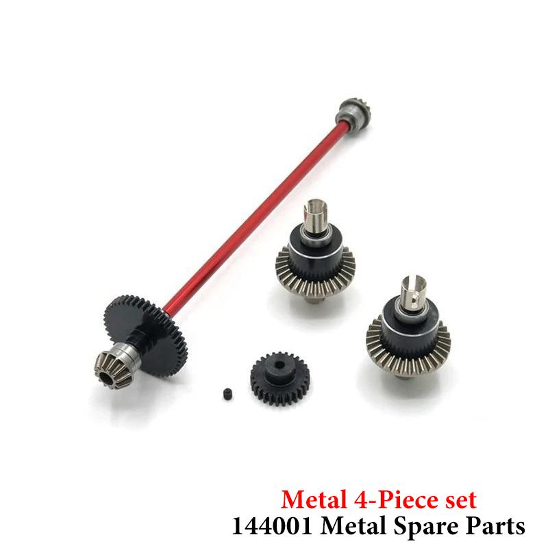 WLtoys 1/14 Red 144001 144010 144002 124017 124019 RC Car Metal Upgrade Parts Collection Car Accessories Rc Crawler Parts