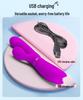 Pilot Dual Motor Silicone Vibrator for Women's Self-Stimulation with Multi-Frequency Vibration and USB Charging