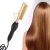 Multi Functional Electric Heating Hair Straightener Comb Hair Curler Curling Iron