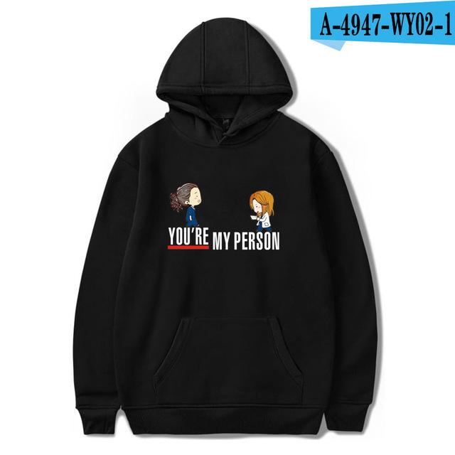 Harajuku Gray's Anatomy Tumblr Greys Anatomy printed Hoodies Sweatshirts Men/Women Comfortable Sweatshirt Adult/Child Pullovers