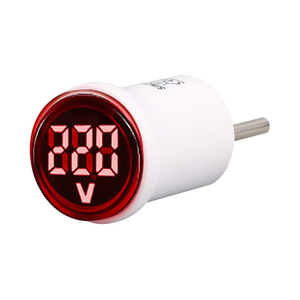 Круглый светодиодный дисплей цифровой вольтметр для переменного тока 230 В с европейской вилкой - несколько цветов