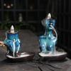 1pc, Body Art Ceramic Handicrafts Home Decorate Backflow Incense Burner Incense Censer (Without Incense)