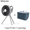 10000mAh Rechargeable Camping Fan with Night Light Nature Hike Usb Fan  Remote Control Wireless Ceiling Fan Circulator Camping