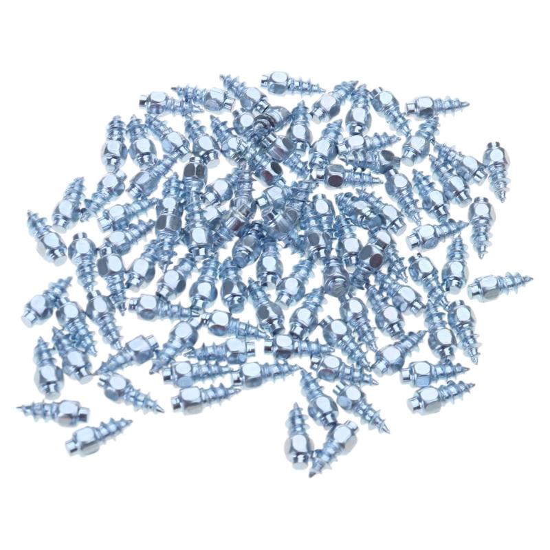 100 шт. Автомобиль Внедорожник Квадроцикл Противоскользящие Винтовые Шипы Колесо Шина Снежная Шина Шипы 9 мм 12 мм