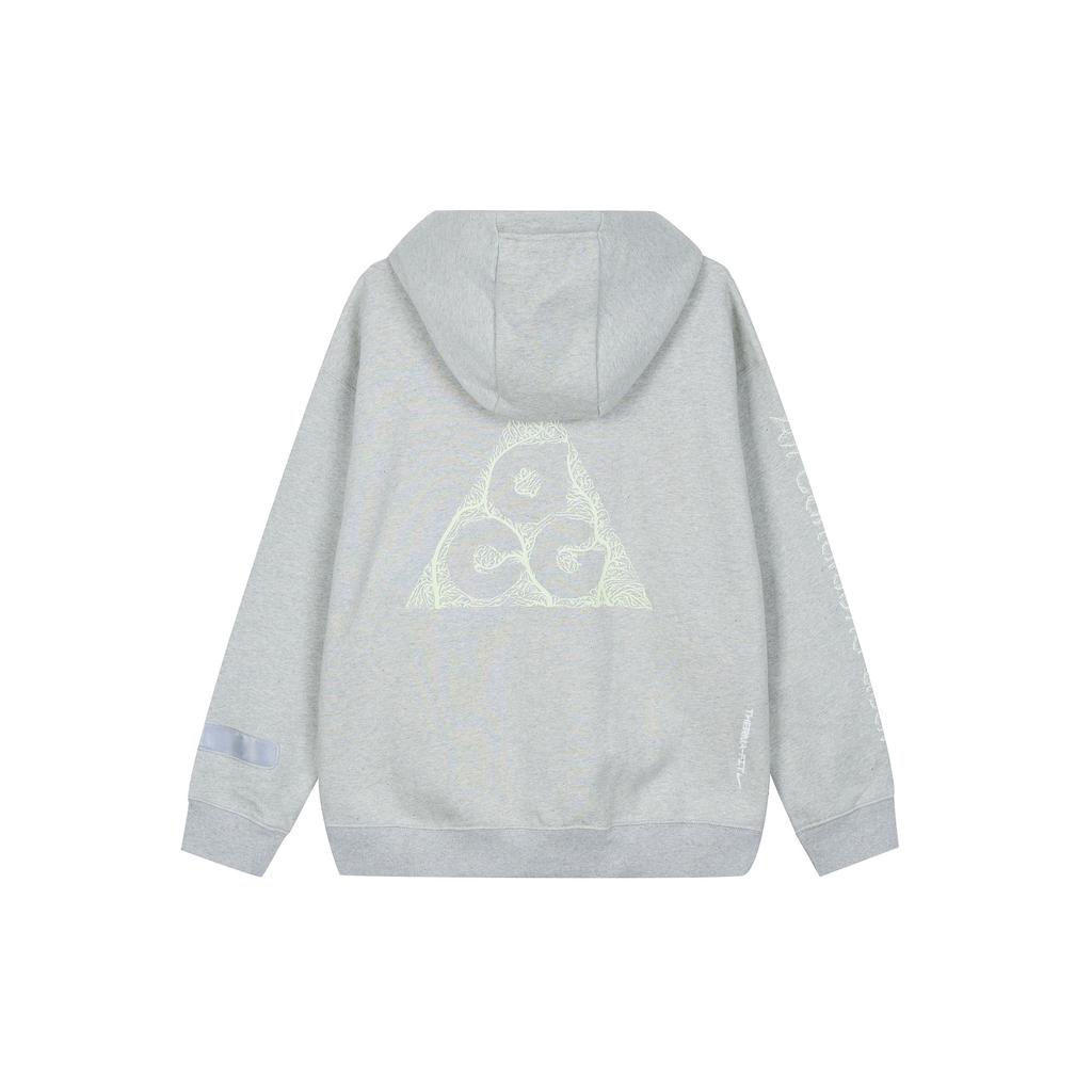 Nike Solid Color Zip-Up Hooded Jacket Men Outerwear White DM4249-050