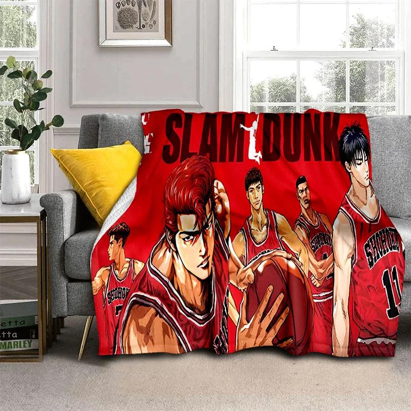 Баскетбольное аниме Slam Dunk, мультяшное одеяло, мягкое одеяло для дома, спальни, кровати, дивана, пикника, путешествия, офиса, одеяло, детское одеяло