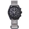Наручные часы Mercury Omega Swatch сотрудничество оригинальный продукт коробка пакет модель Speedmaster миссия водонепроницаемые MoonSwatch