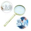 65mm 30X Handheld Magnifying Glass Shatterproof Reading Magnifier for Seniors and Kids Magnifying Lens Metal Handle