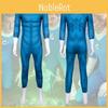 Stylish Blue Amazing Four Heroes Costume Jumpsuit Cosplay Outfit For All Genders