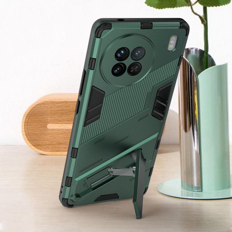 Для Vivo X90 Pro Plus 5G Armor противоударный чехол для телефона задняя крышка магнитная подставка анти-падение защитные чехлы