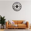 Stylish Metal Analog Wall Clock for Living Room, Bedroom,  Kitchen, Home and Hall | Antique Fancy Big Size Modern Wall Watch for Home Decor (60CM)