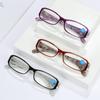 Portable Vintage Anti-Blue Light Eyeglasses Reading Glasses Eye Protection Ultra Light Frame