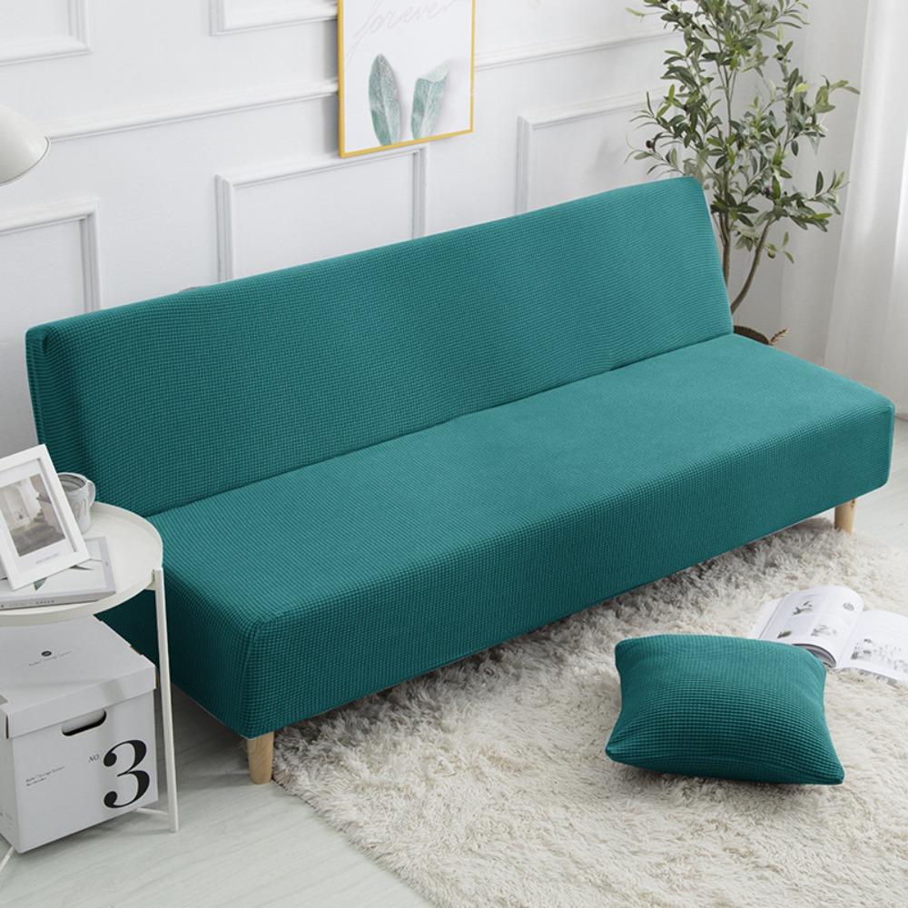 Removable Futon Sofa Cover Elastic Bench Cover Household Armless Sofa Slipcover  Home