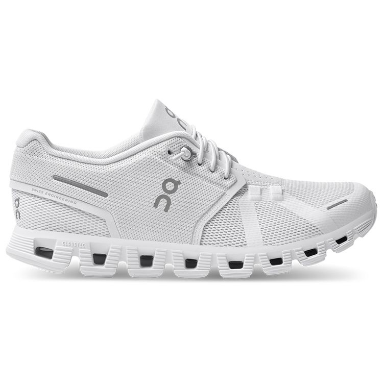 ON Cloud 5 All White Women Sneakers 59.98902