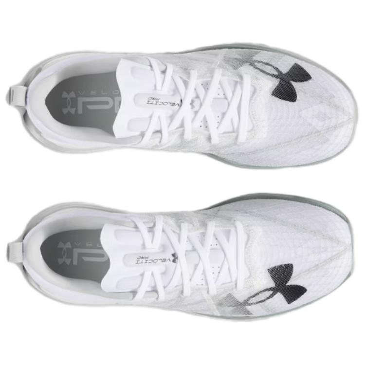 Under Armour VELOCITI PRO Low top Running Shoes Unisex White Black Green Sneakers 3027560-103