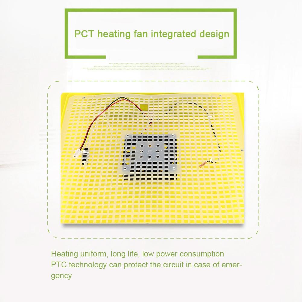 56 яиц Single Power Small Home Куры Утки Птицы Полностью Автоматический Интеллектуальный Контроль Температуры